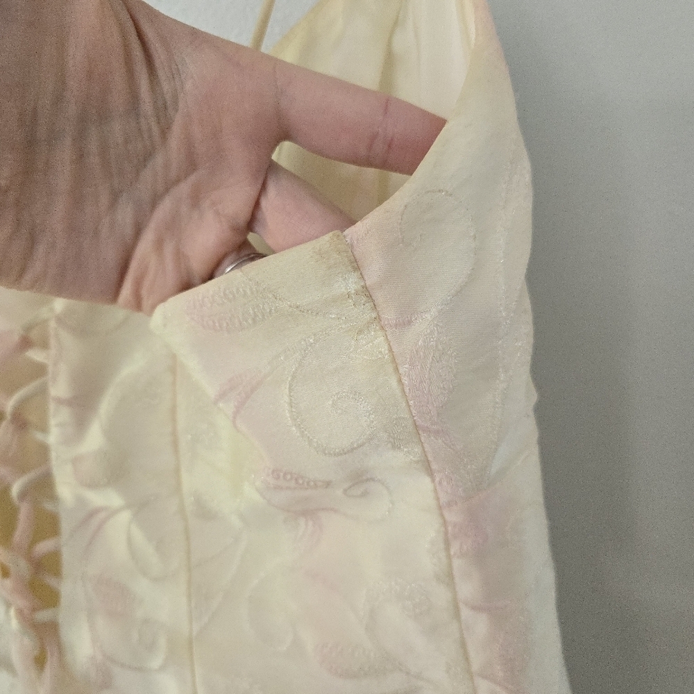 Vintage Zum Zum Pink Stripes Tulle Mermaid Dress sz 9 *needs Cleaned* - Picture 15 of 16